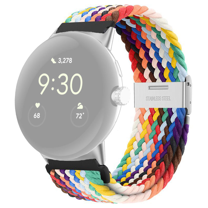 For Google Pixel Watch 2 Pixel Watch Buckle Design Nylon Watchband Smart Bracelet Adjustable Strap Breathable Band For Google Pixel Watch 2 Pixel Watch Buckle Design Nylon Watchband Smart Bracelet Adjustable Strap Breathable Band